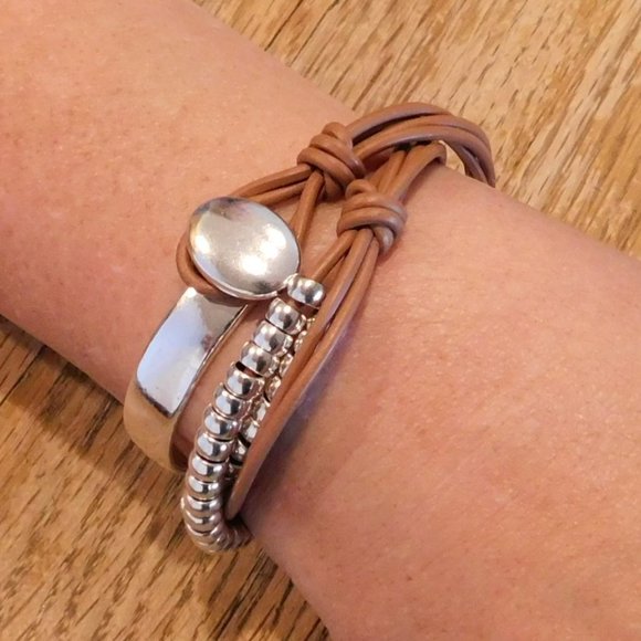 Boho Modern Wrap Bracelet - Picture 1 of 4